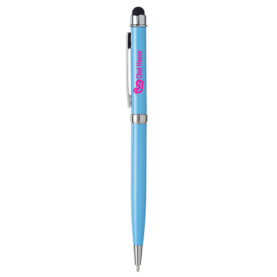Slim Executive Metal Pen with Stylus 4
