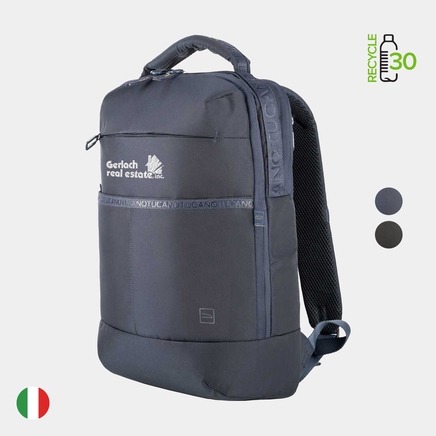 TUCANO® - Italy ASTRA Recycled Anti-Gravity System Business Backpack 2