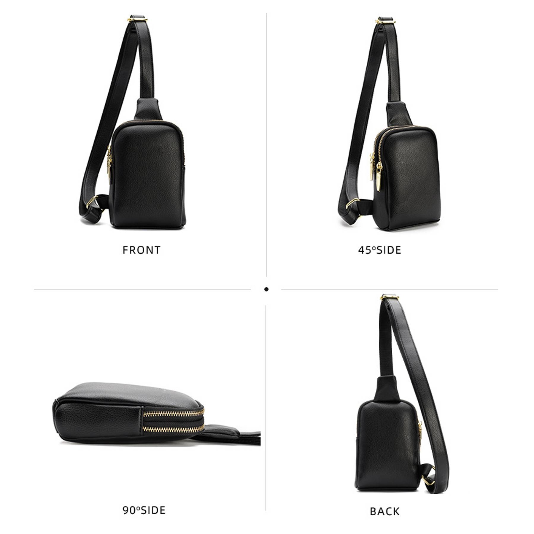 PU Leather Leisure Chest Bag 4