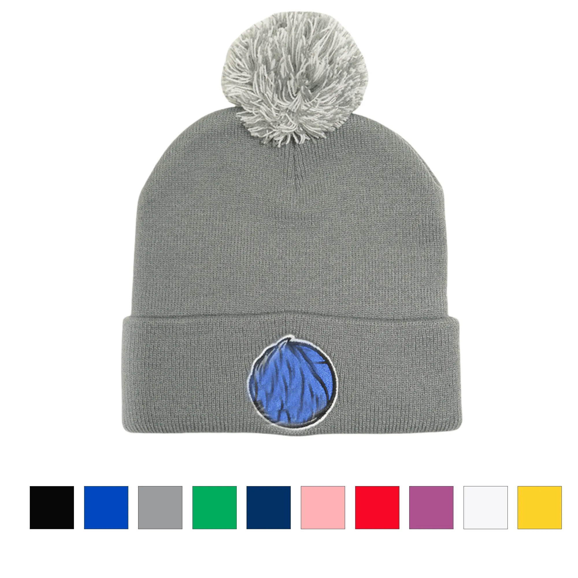 Customized Patch Knit Beanies with Cuff