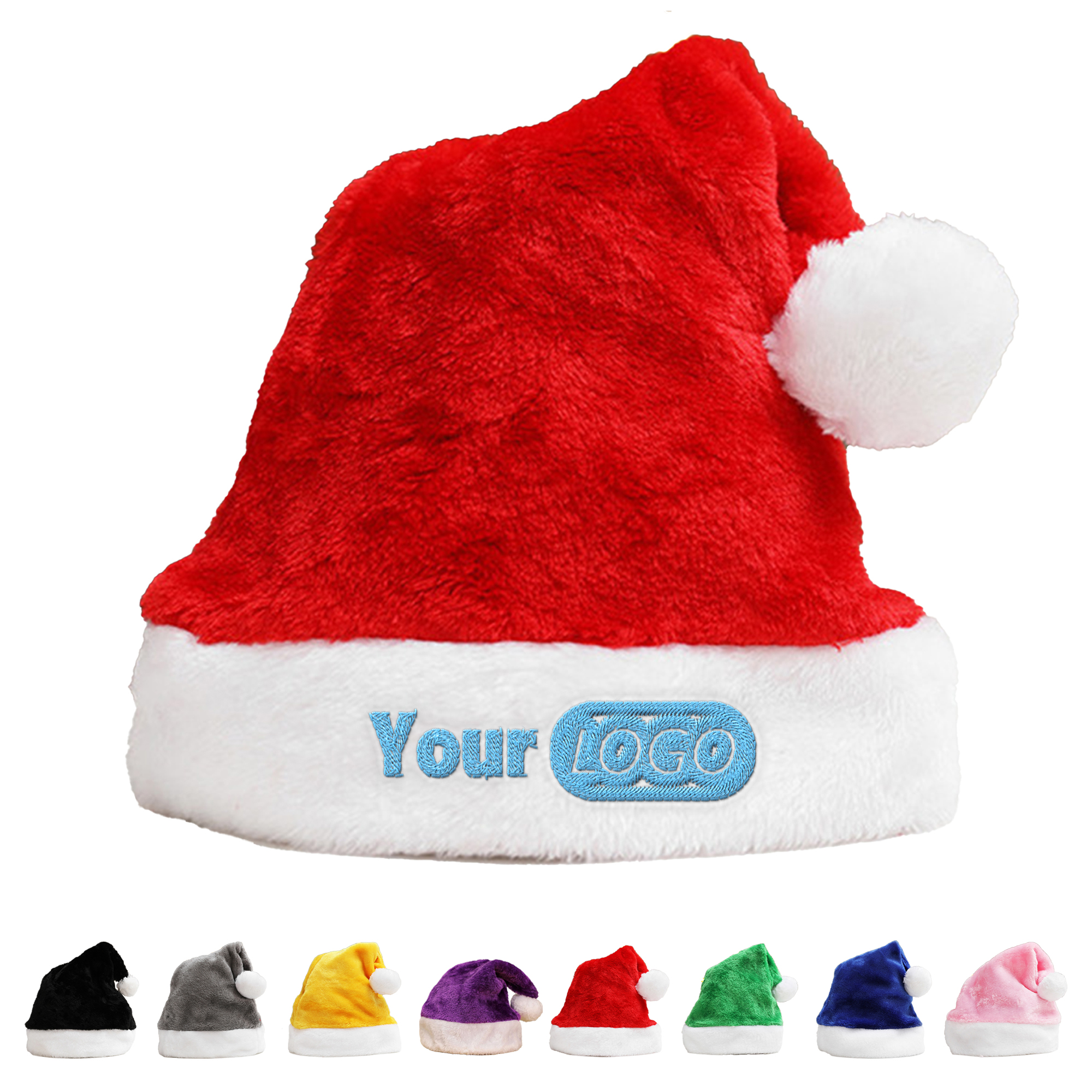 Plush Christmas Hat for Adults 4