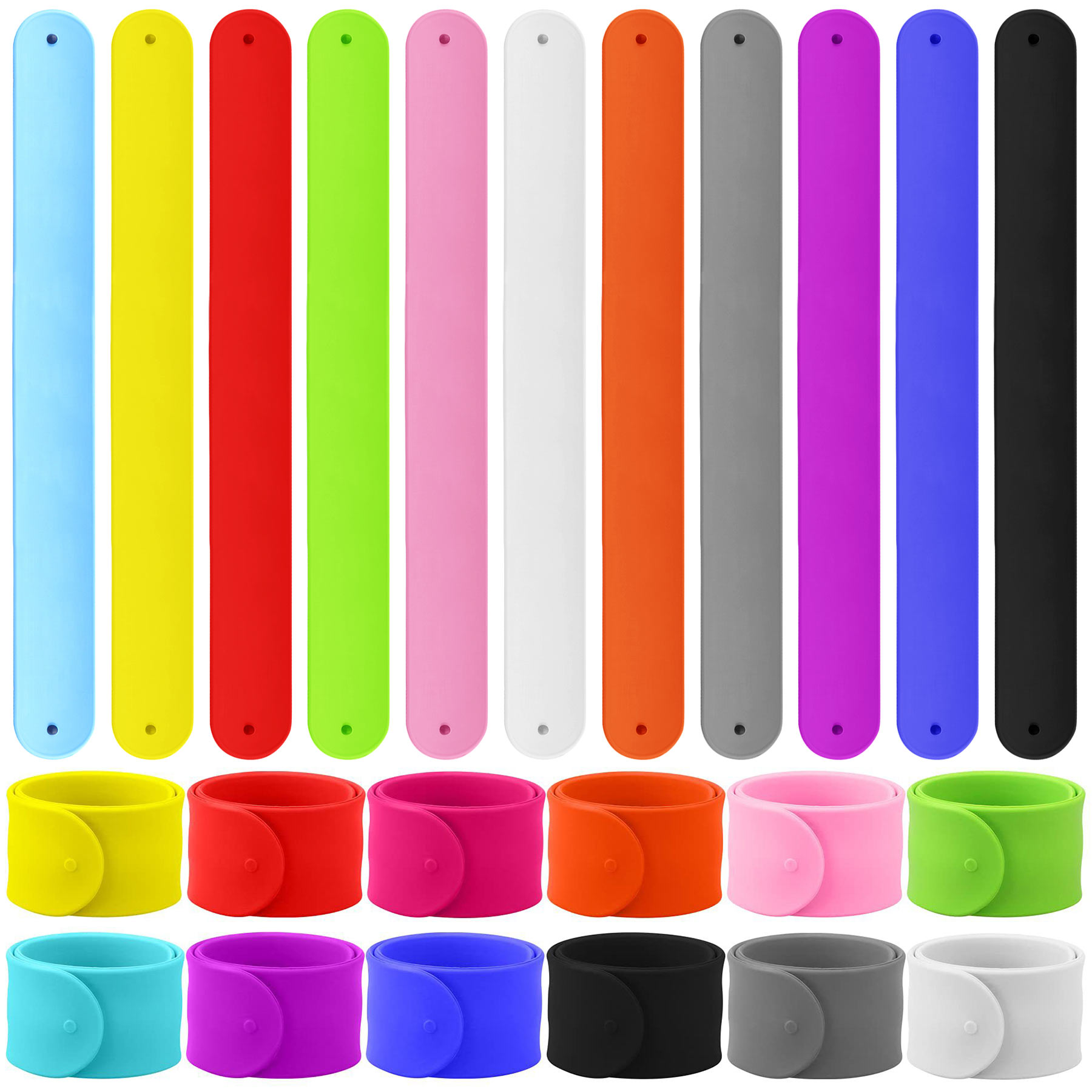 Full Color Silicone Slap Bracelet 2