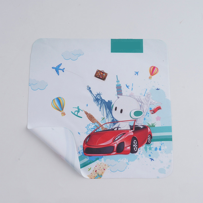 Sublimated Premium Quality Microfiber Cleaning Cloth for Eyeglasses 4