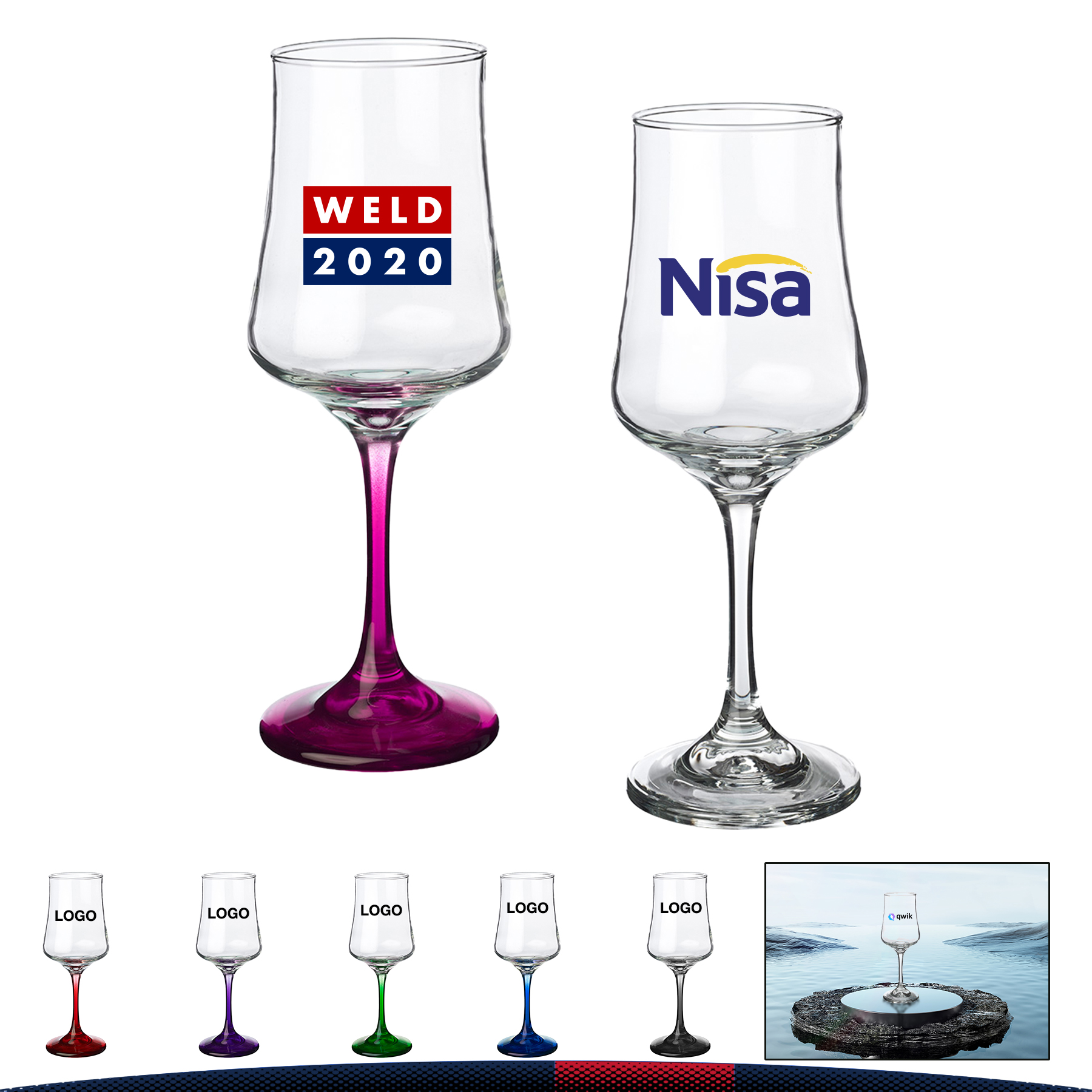 12 oz. Bolonia Red Wine Glasses 6