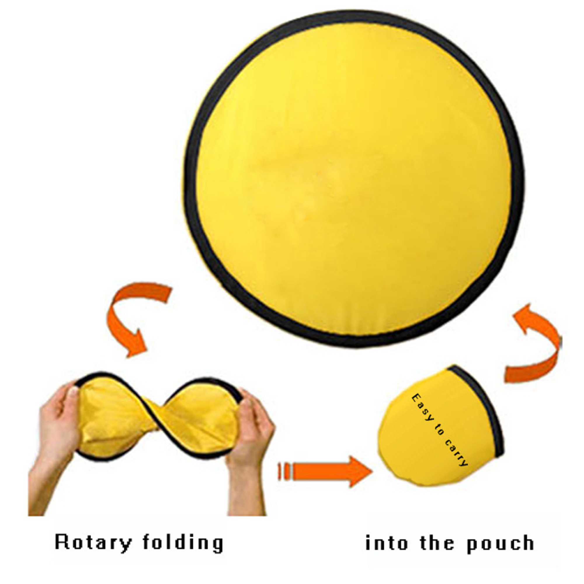 Full Color Foldable Folding Flying Disc 2