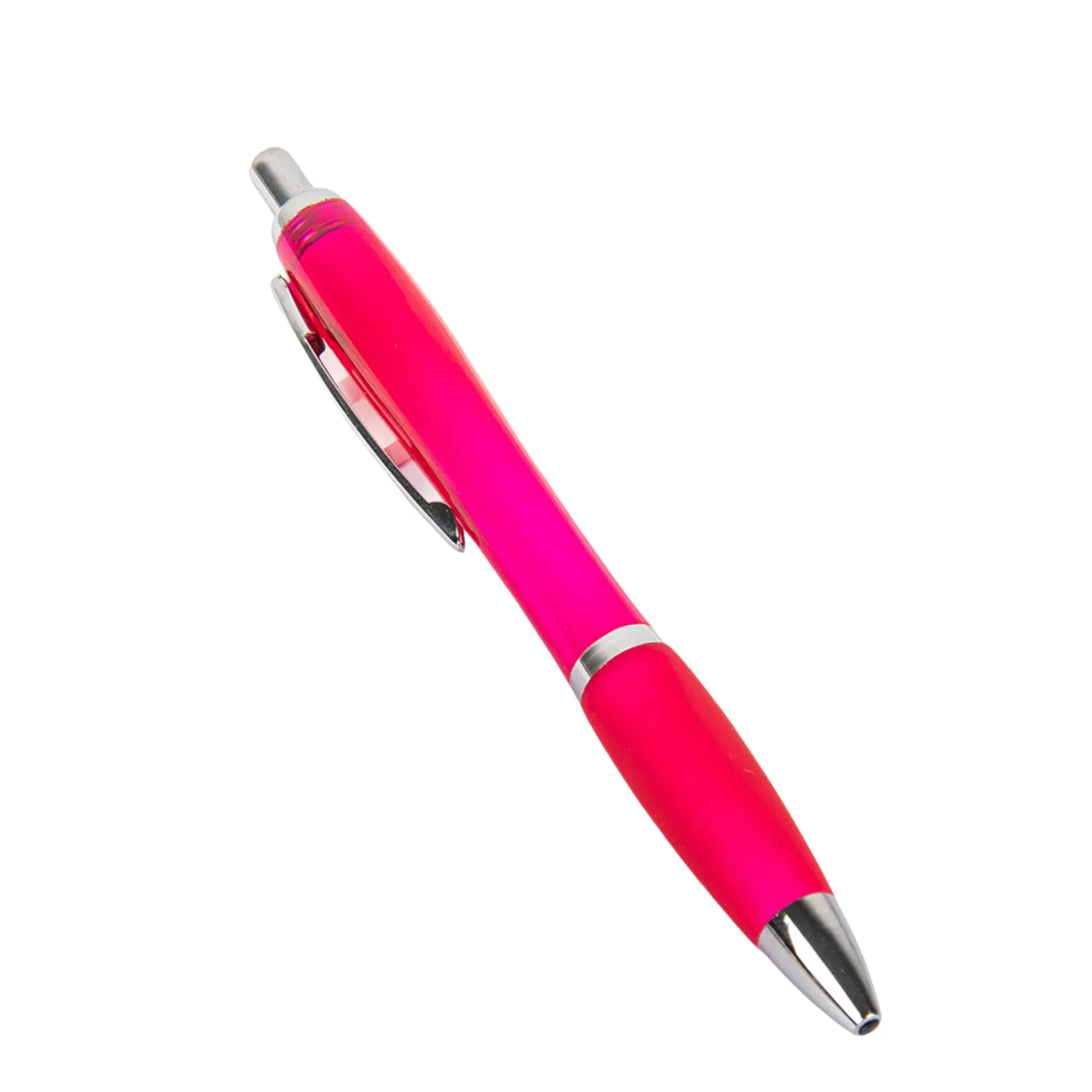 Press-Type Plastic Barrel Ballpoint Pen 7