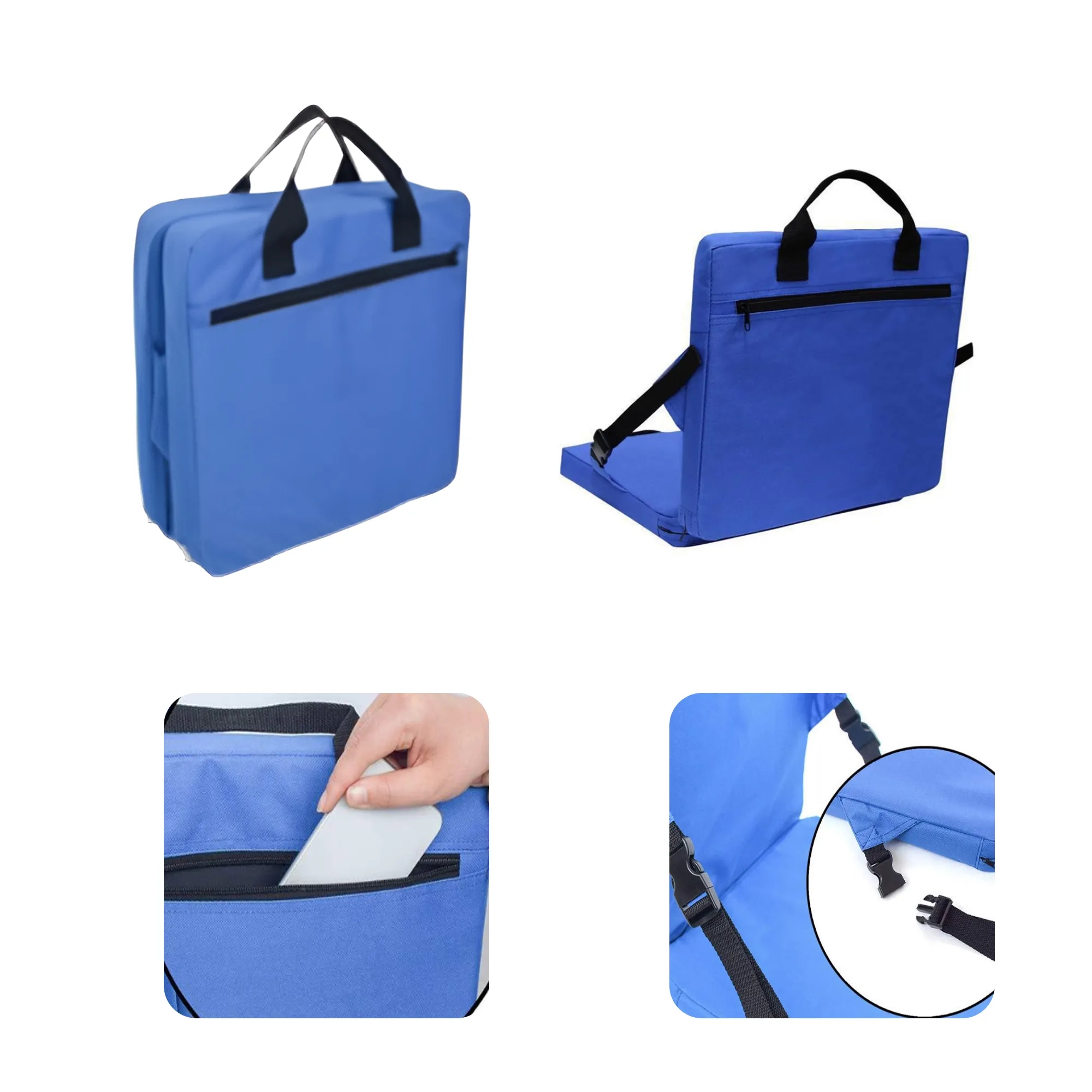 MOQ 50 PCS Portable Folding Stadium Seat Cushion 3