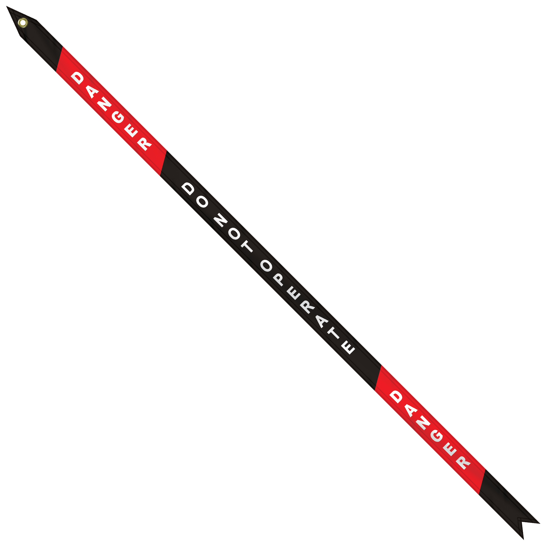 1 1/2" x 48" Custom Printed Nylon Streamer 2