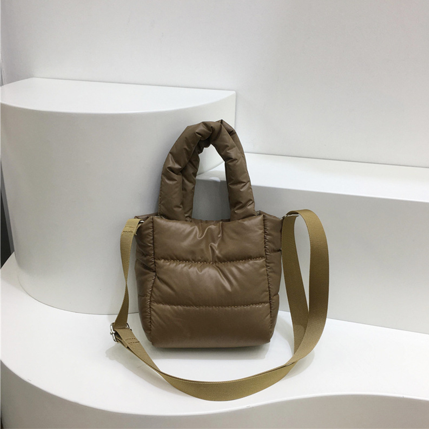 Mini Puffer Tote Light Padded Handbags cross-body bag 11