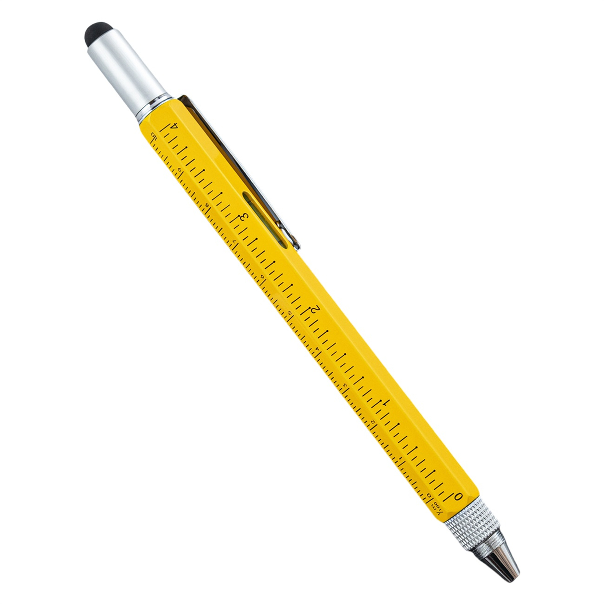 Metal 6 in 1 Multitool Stylus Ruler Ballpoint Pen 11