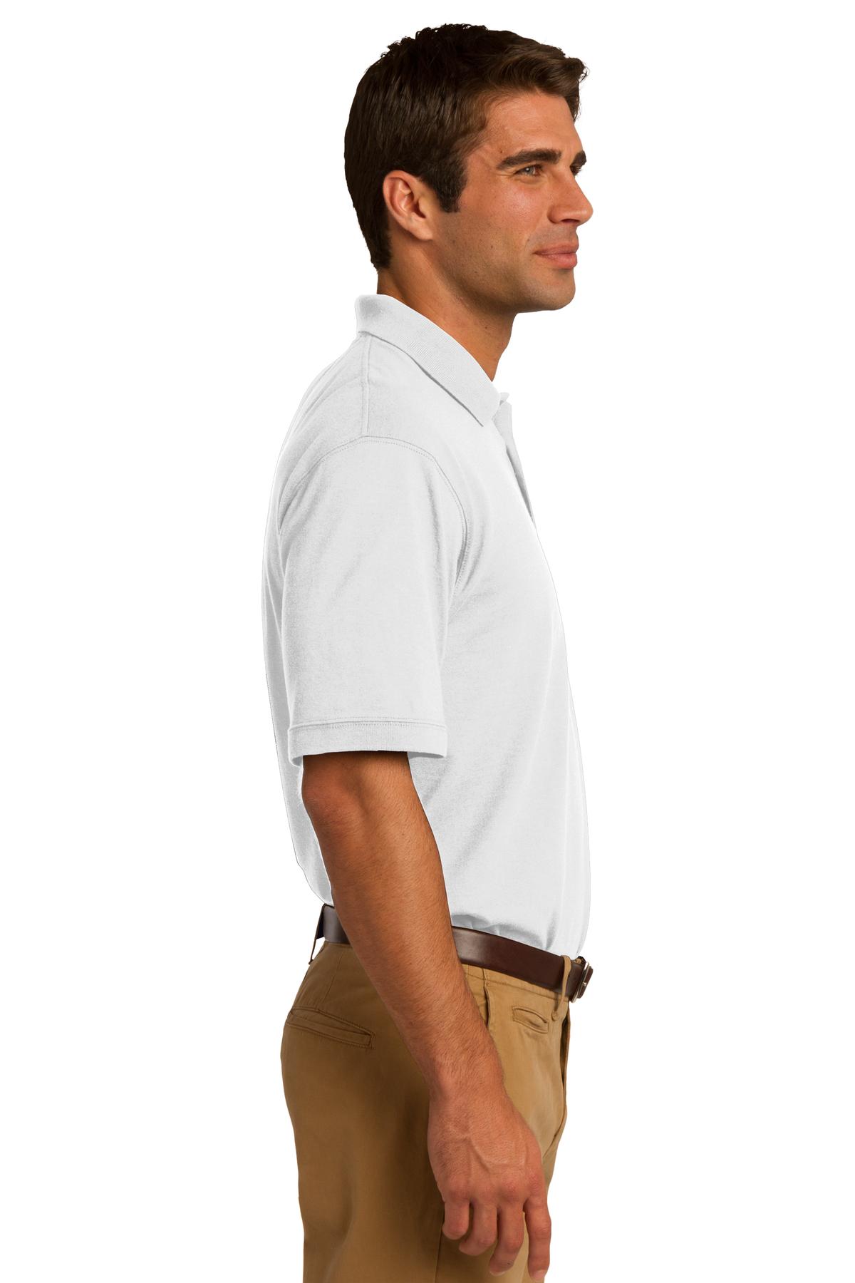Port & Co Core Blend Jersey Knit Pocket Polo. KP55P 39