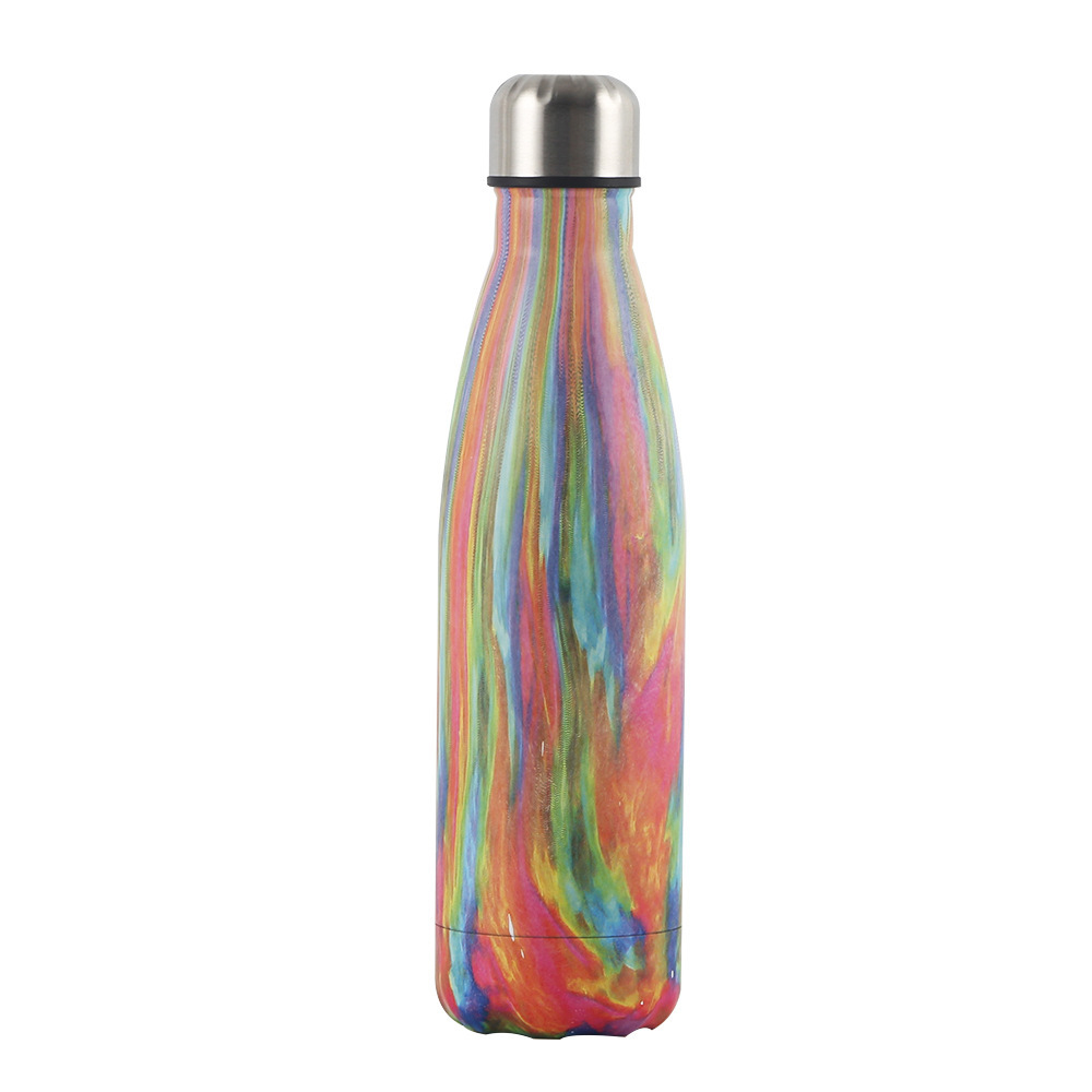 17Ounce Wood Grain Sleek Insulated Water Bottles 1