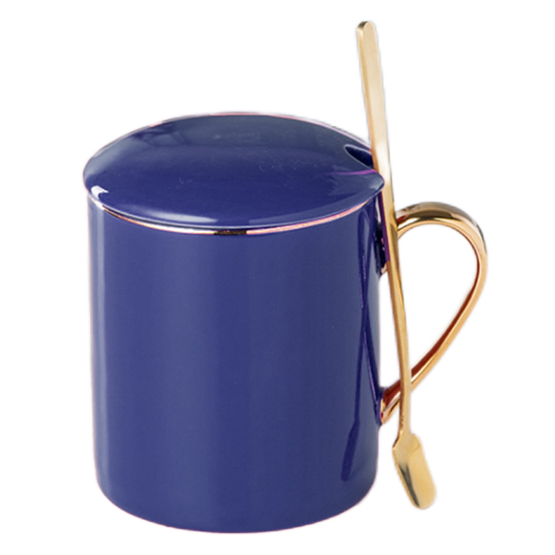 12Oz Gold Handle Ceramic Mug 3