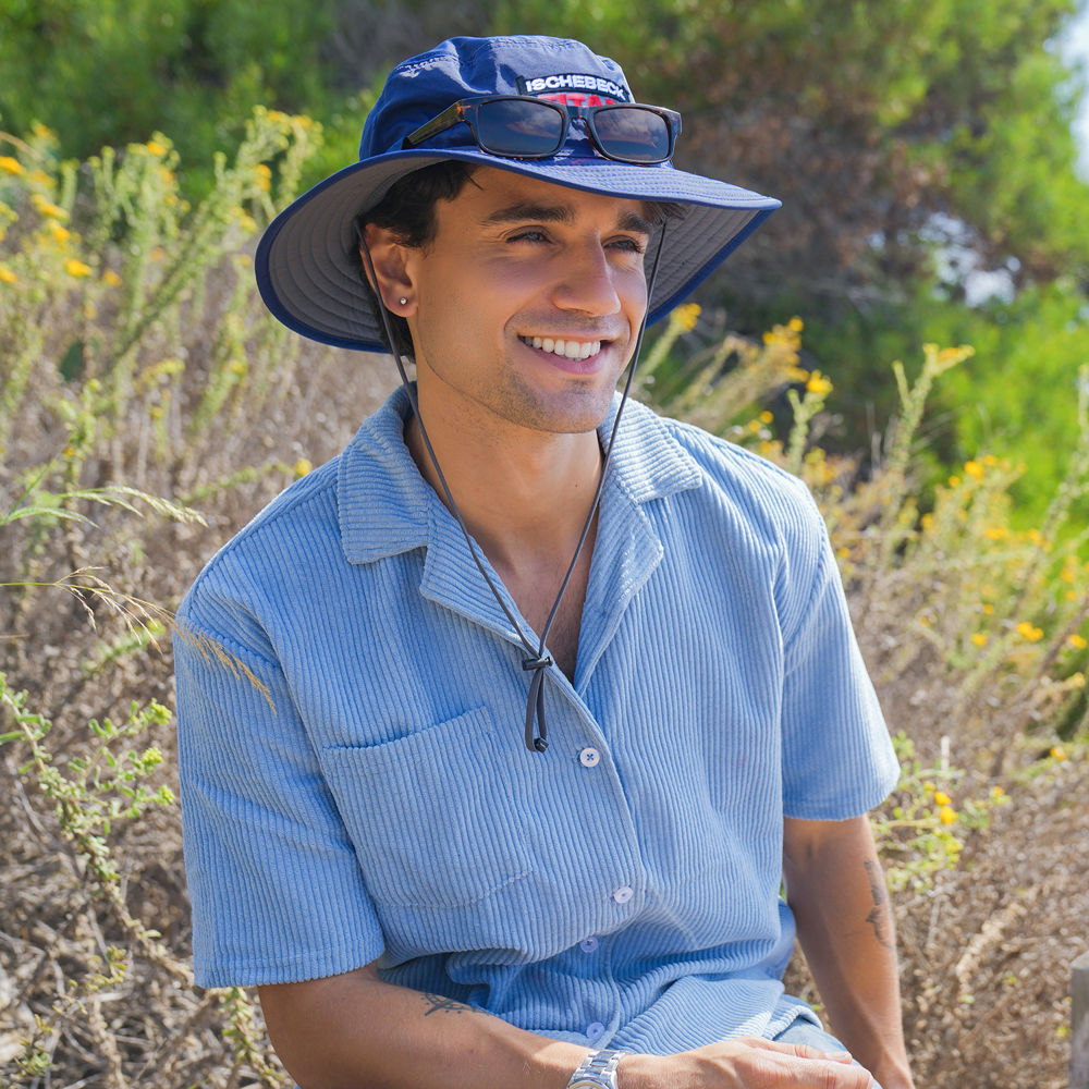 Safari Hat w/Sunglass Holder 3