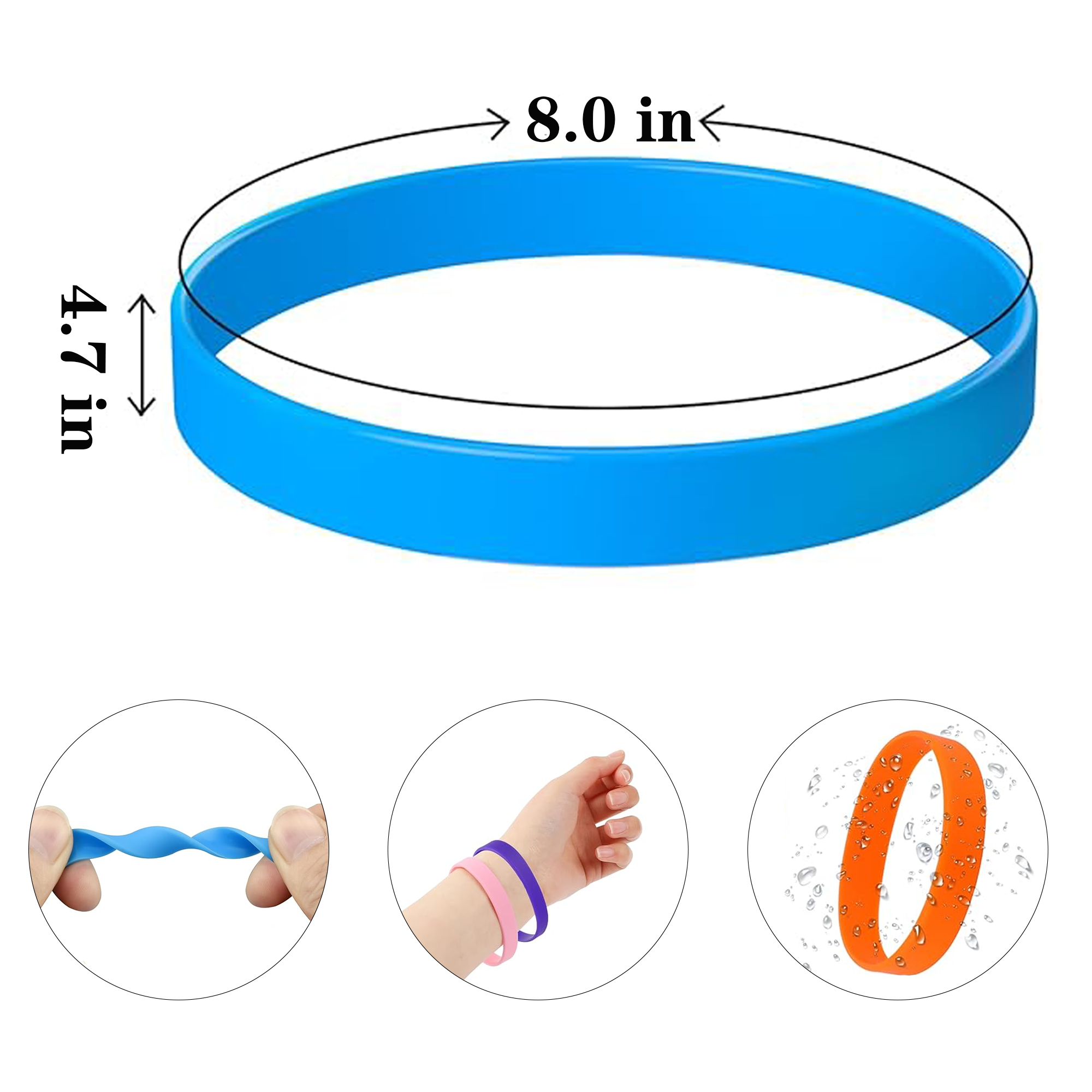 Colorful Silicone Sports Bracelet 2