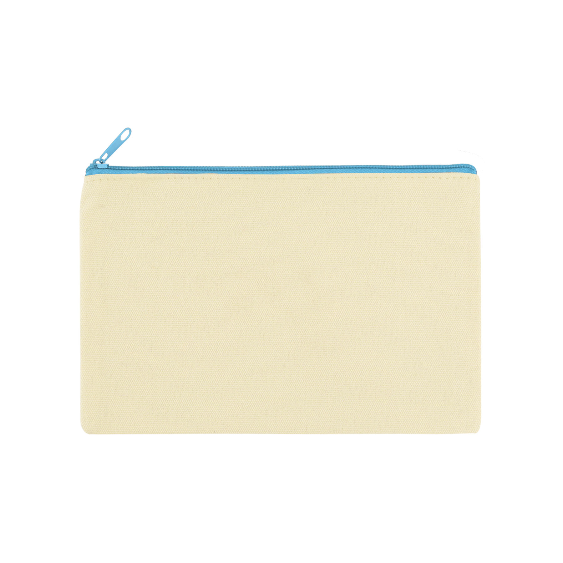 9" x 6" Cotton Canvas Zipper Pouch 19