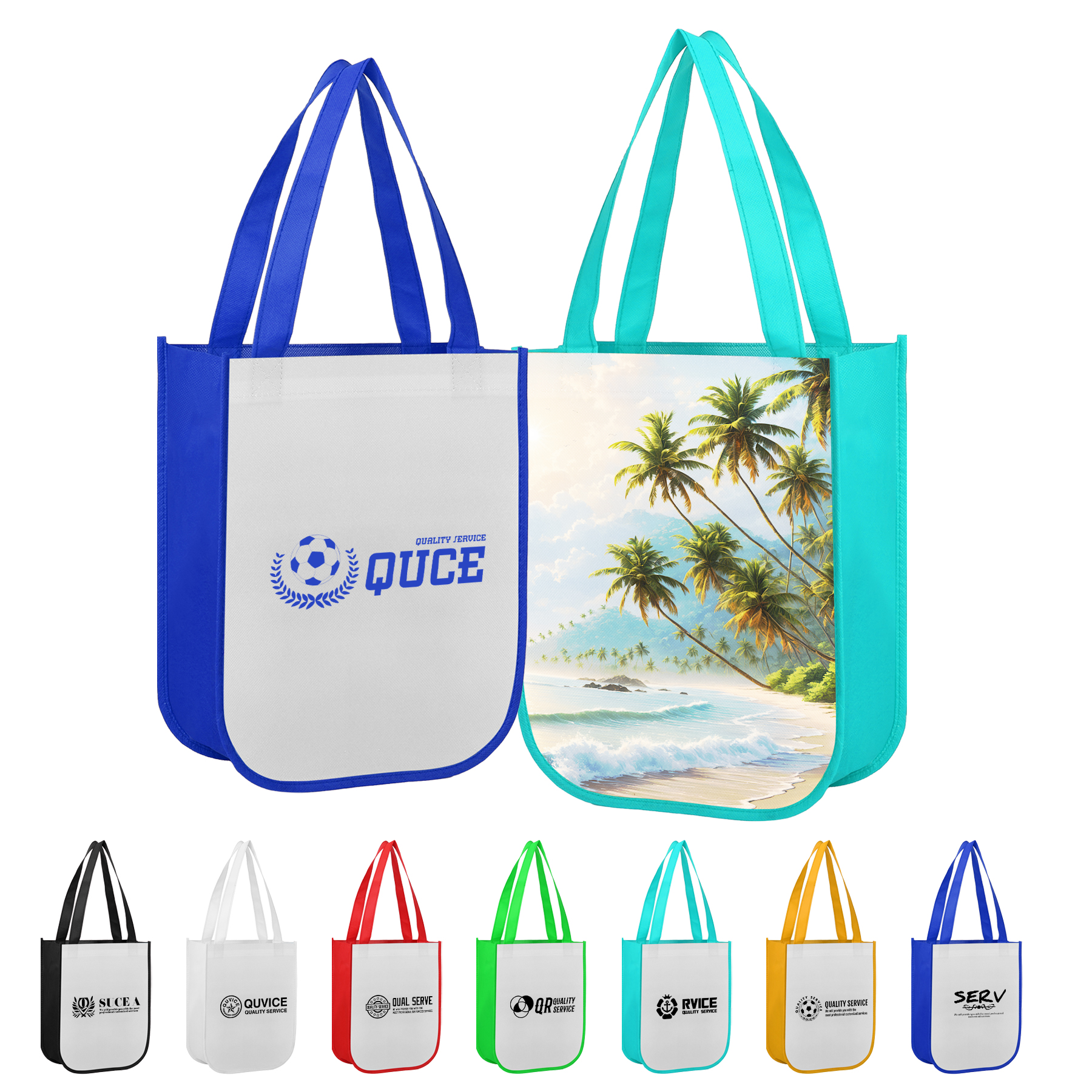 Custom Laminated Non-Woven Round Corner Bag 4