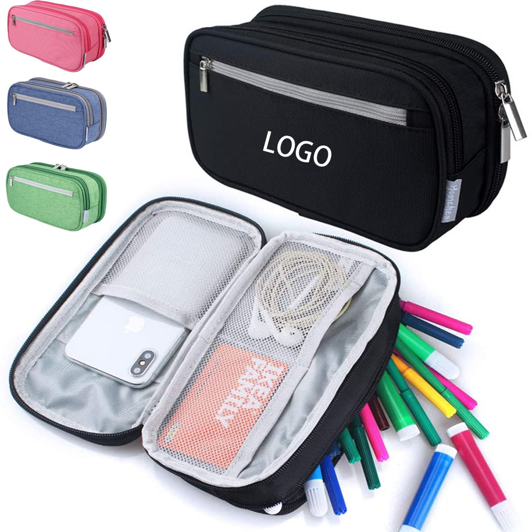 3 Layers Large Pen Case 1