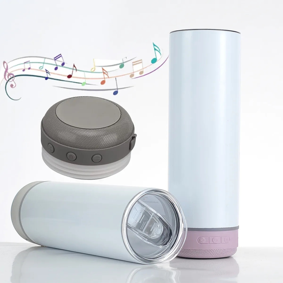 20oz Vacuum Insulated Tumbler Cup With Wireless Speaker 8