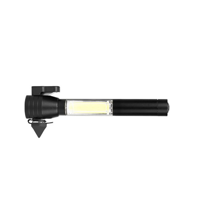 4-in-1 COB Flashlight with Breaker, Cutter & Magnet 19