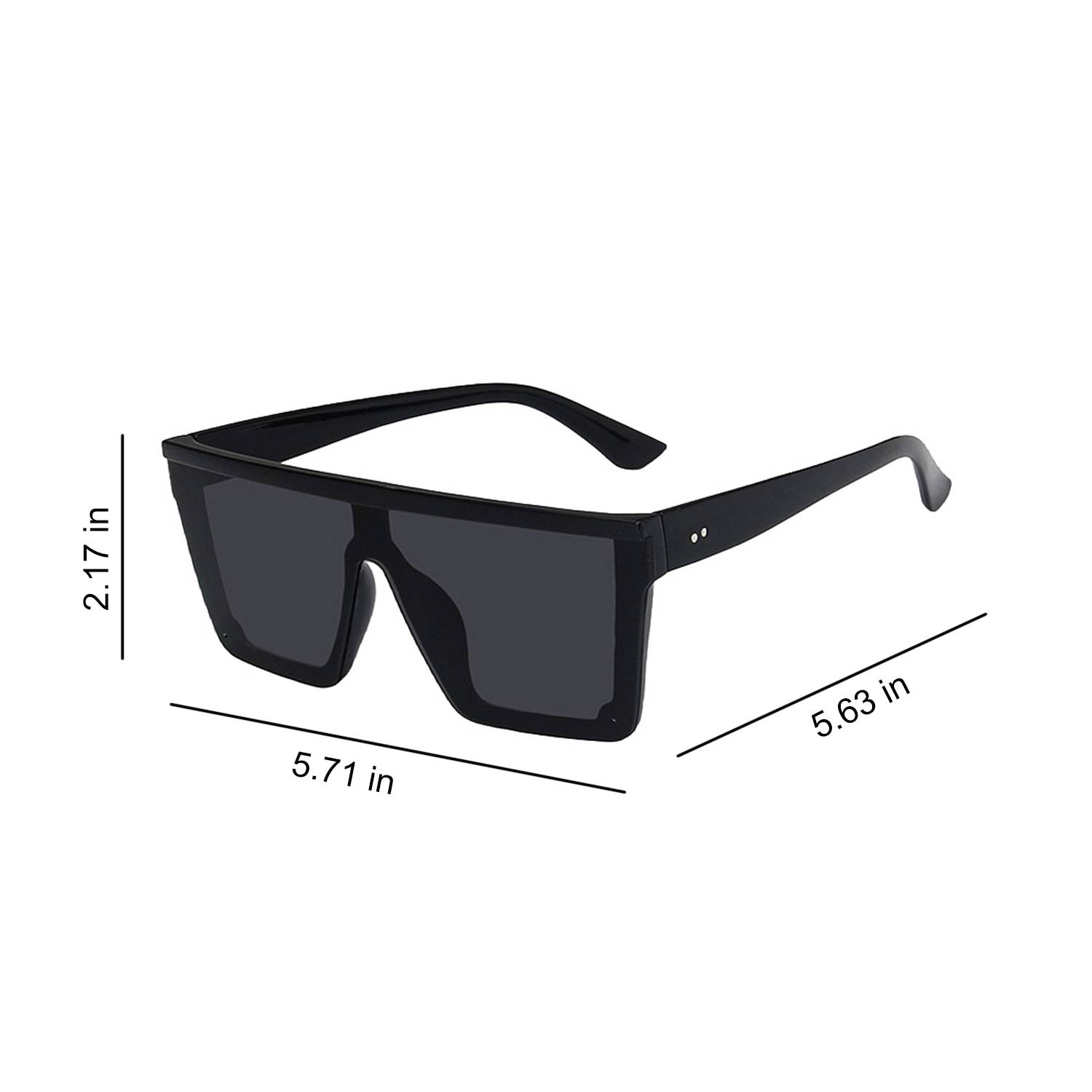 Oversized Square UV Protection Sunglasses 7