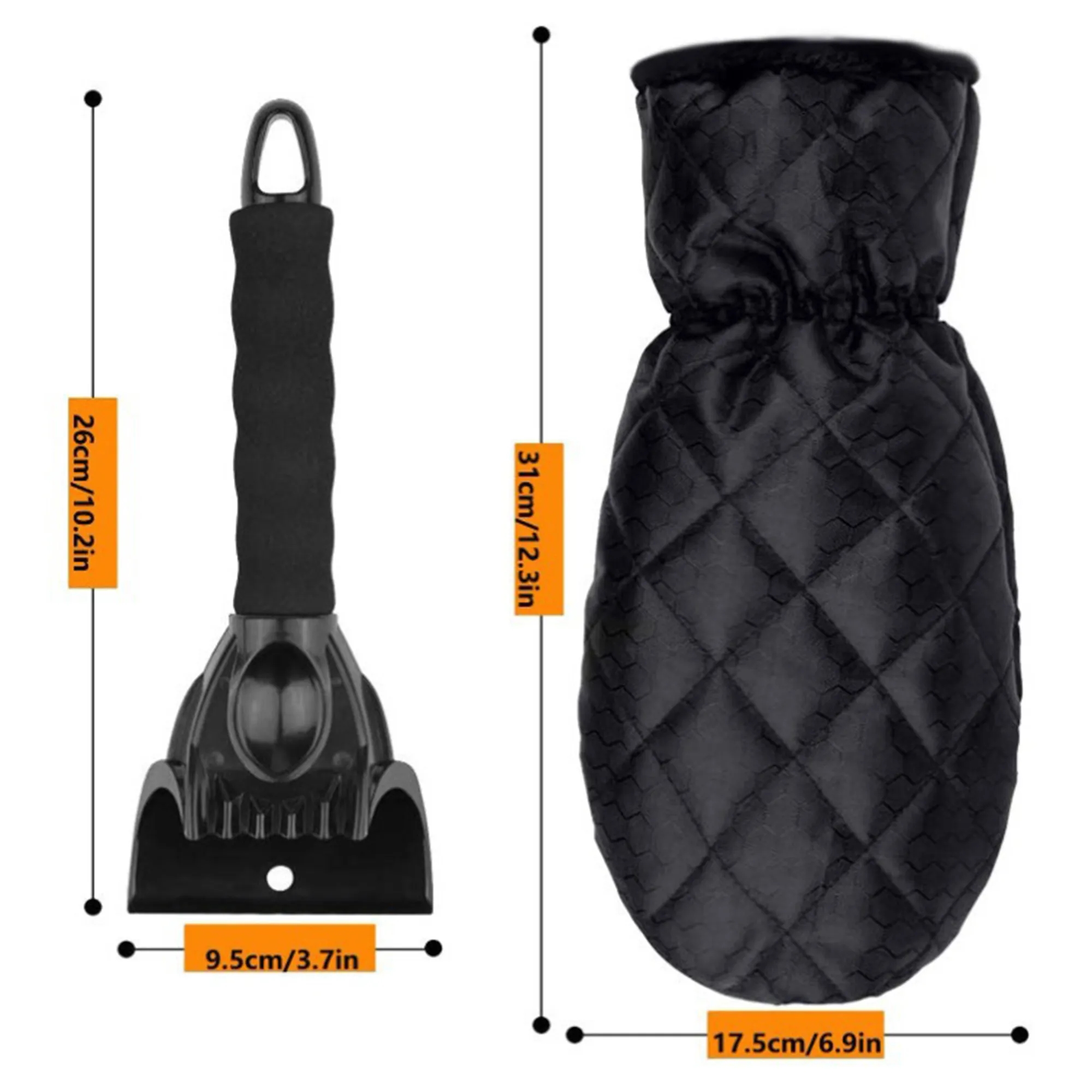 Car Snow Shovel Waterproof Warm Glove 3