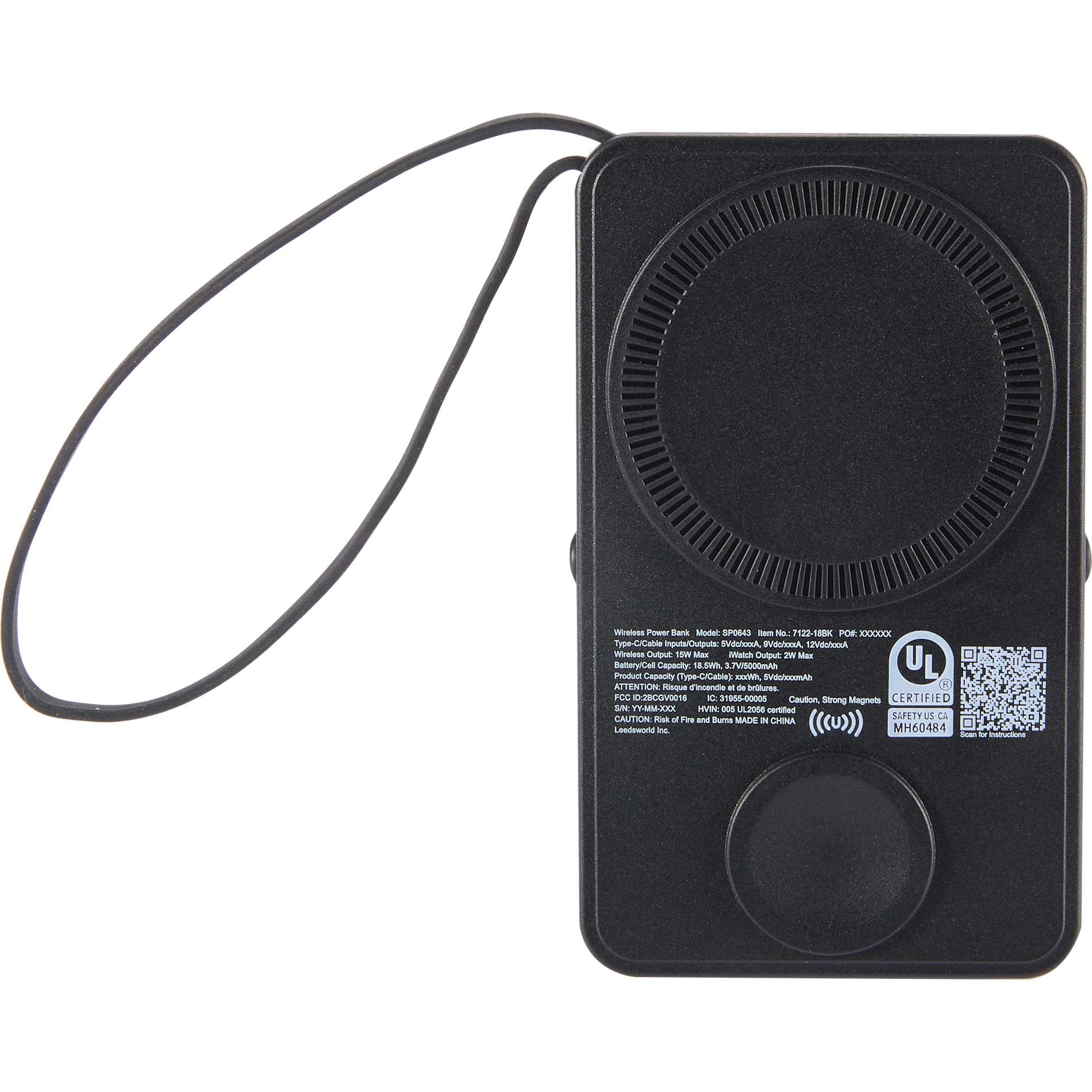 UL Listed MagClick™ Power Bank and Watch Charger 18