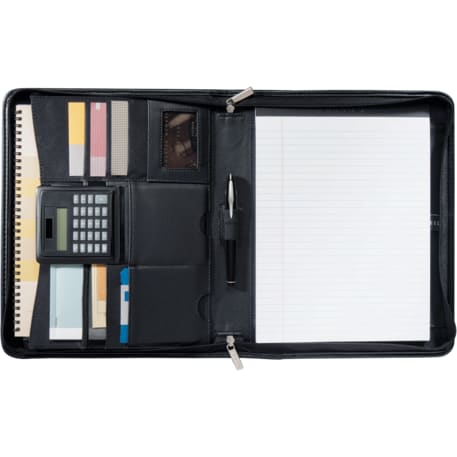 FSC® Mix Manhattan Zippered Padfolio 17