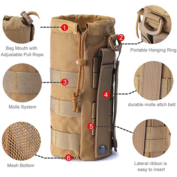 Tactical Water Bottles Pouch Bag 14