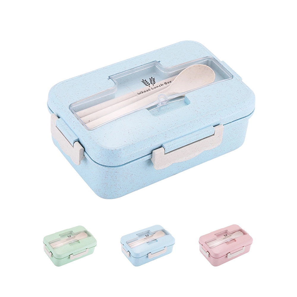 Wheat Straw Lunch Box Set 4