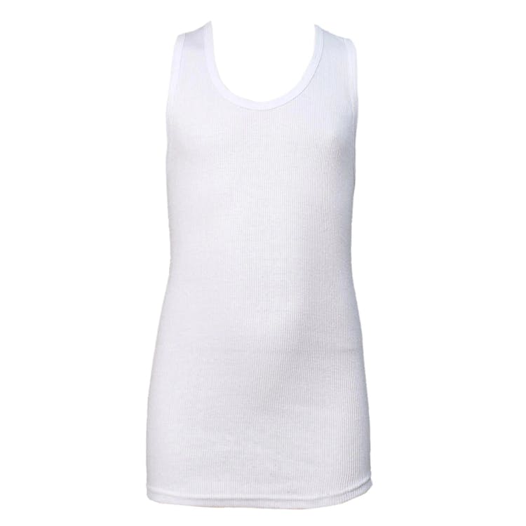 Boys' A-Shirts - Large White 3 Pack 2