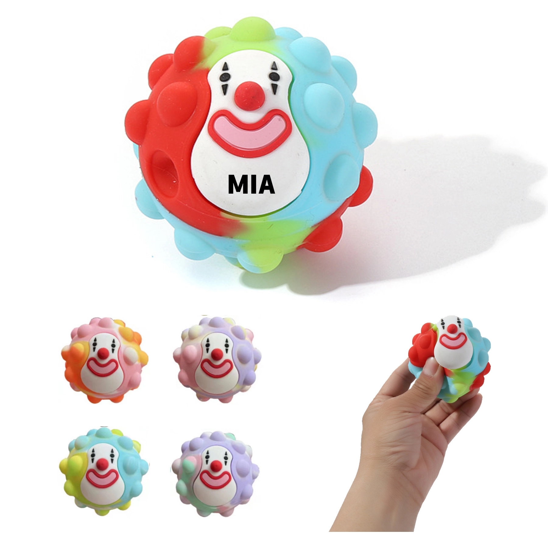 3D Clown Decompression Ball 1