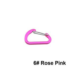 Durable #5 Flat Carabiner Lightweight Aluminum Alloy Clip, promotional tool with logo imprint 15