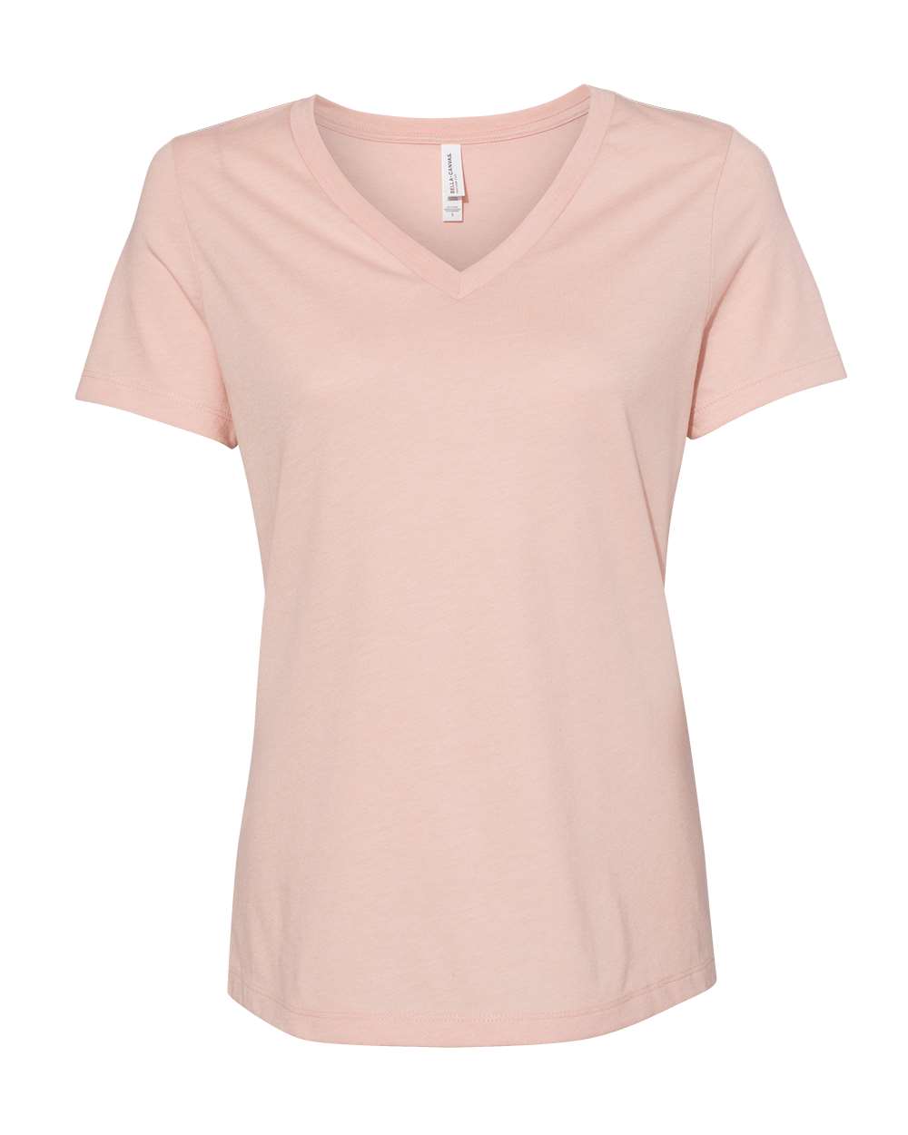 Women's Relaxed Heather CVC V-Neck Tee - 6405CVC 96