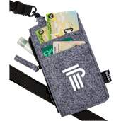 THE GOODS™ Recycled Felt Lanyard Wallet 4