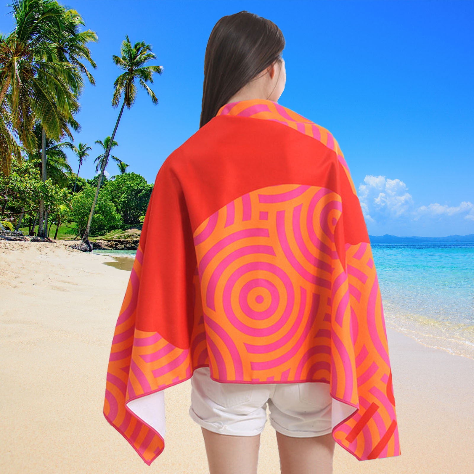 Microfiber Custom Beach Towel - 30" x 60" 4
