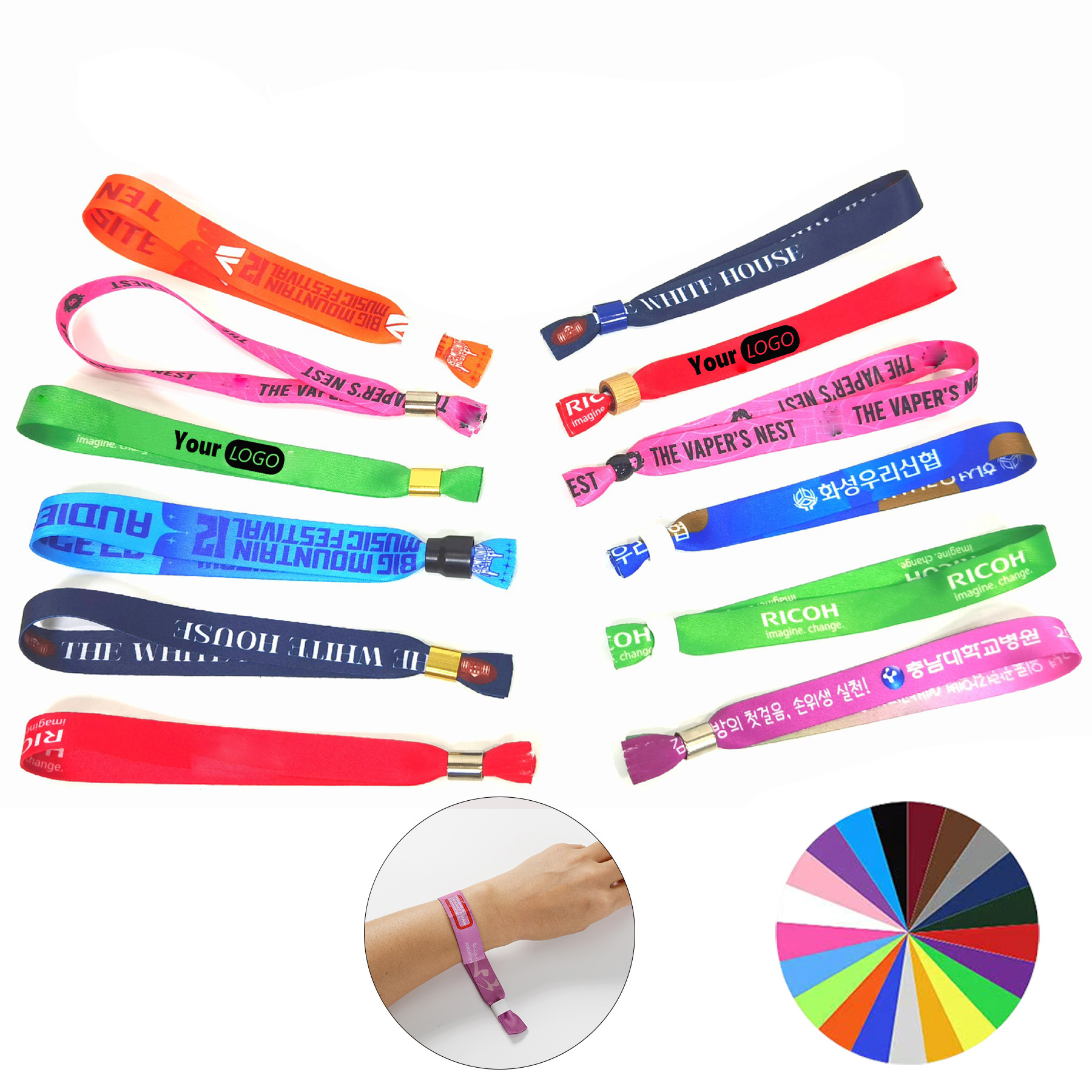 Cloth Event Wristband Disposable 2