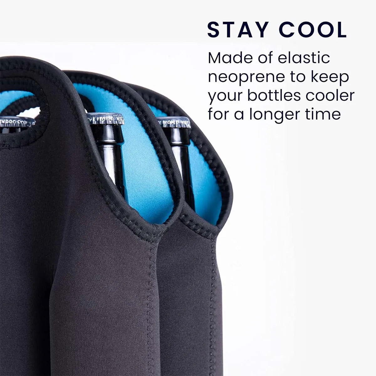 6 Bottles Insulated Neoprene Carrier Tote cooler Beer Bag 4