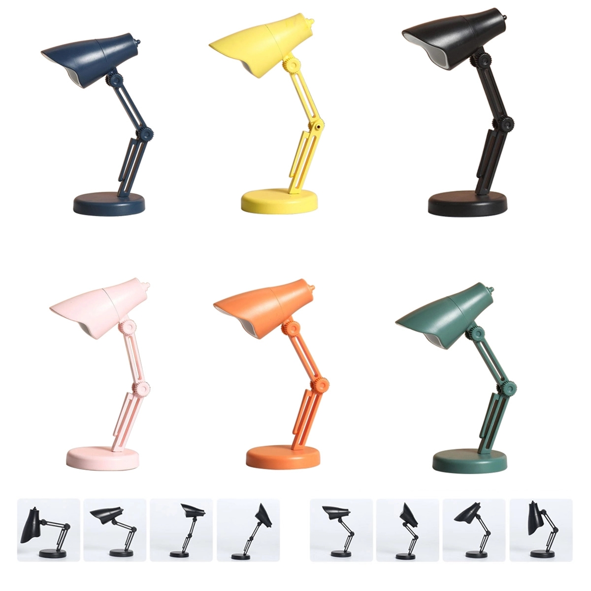 Mini Portable Folding Night Light Bedside Reading Lamp 2