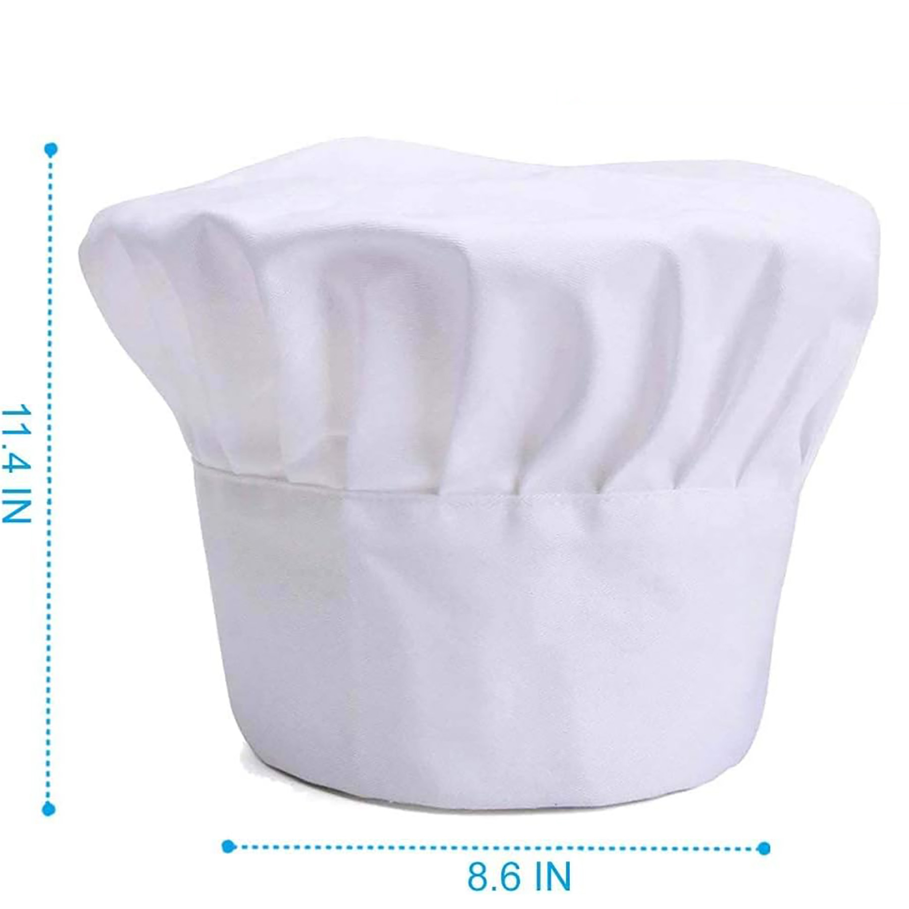 Adjustable Elastic Chef Hat 5