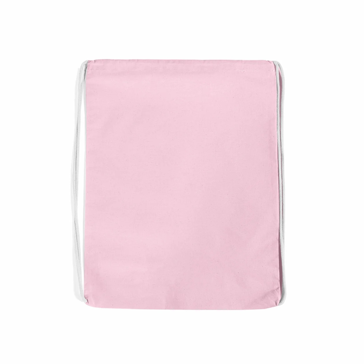 Colored Cotton Sports Pack, custom drawstring bag with logo imprint 15