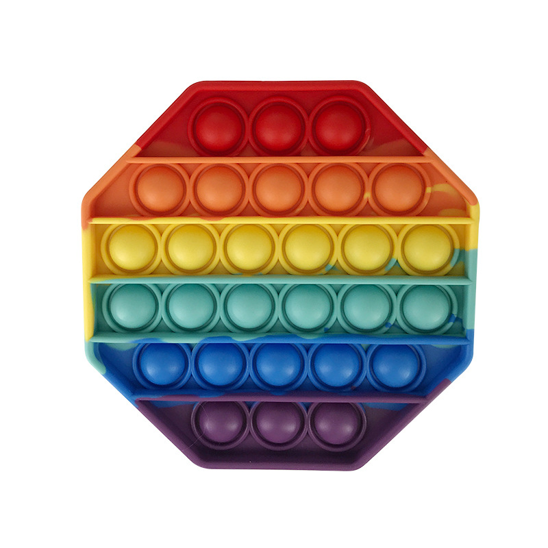 Octagon Camouflage Push Pop Bubble Fidget Sensory Toy 4