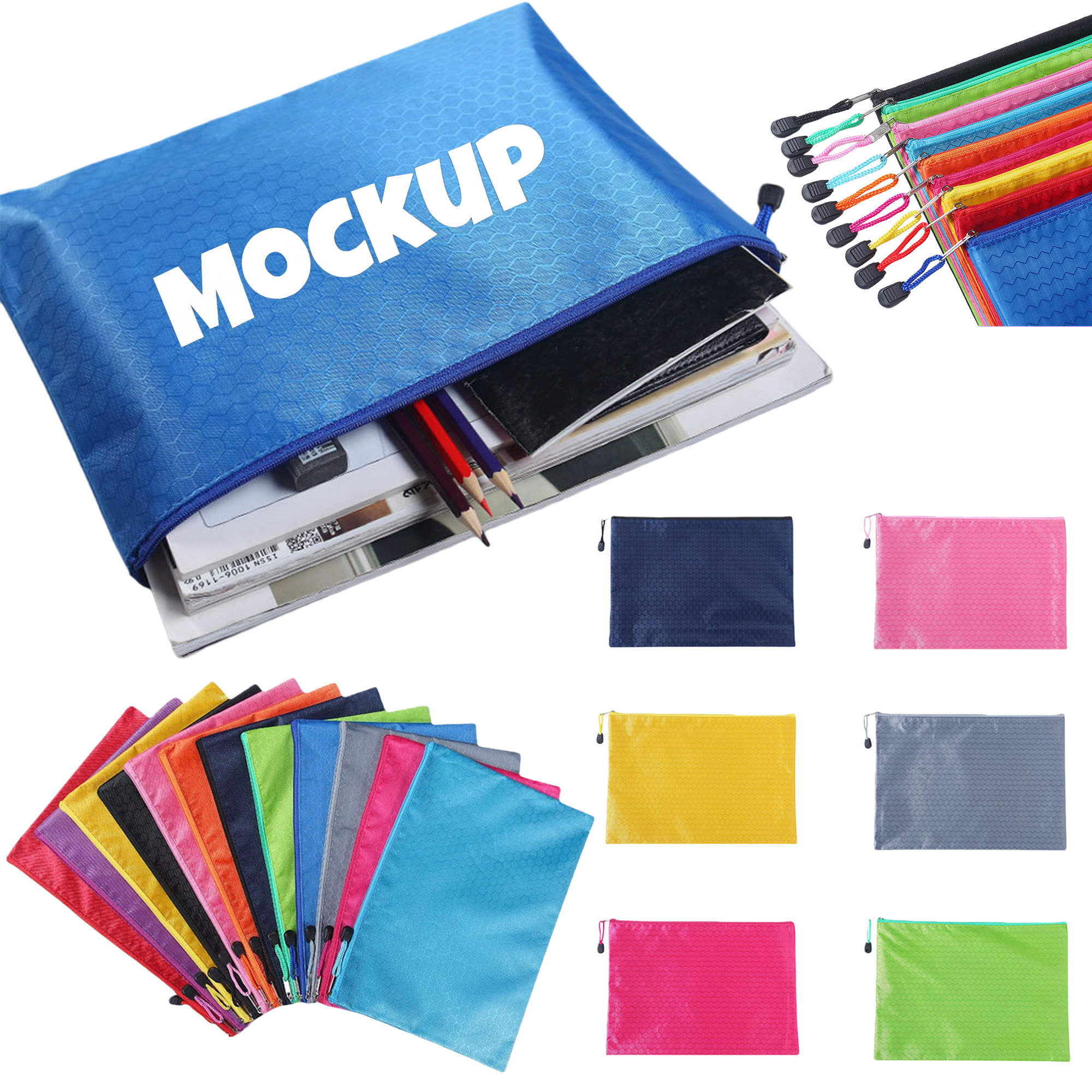A4 Zipper Document File Bag 2