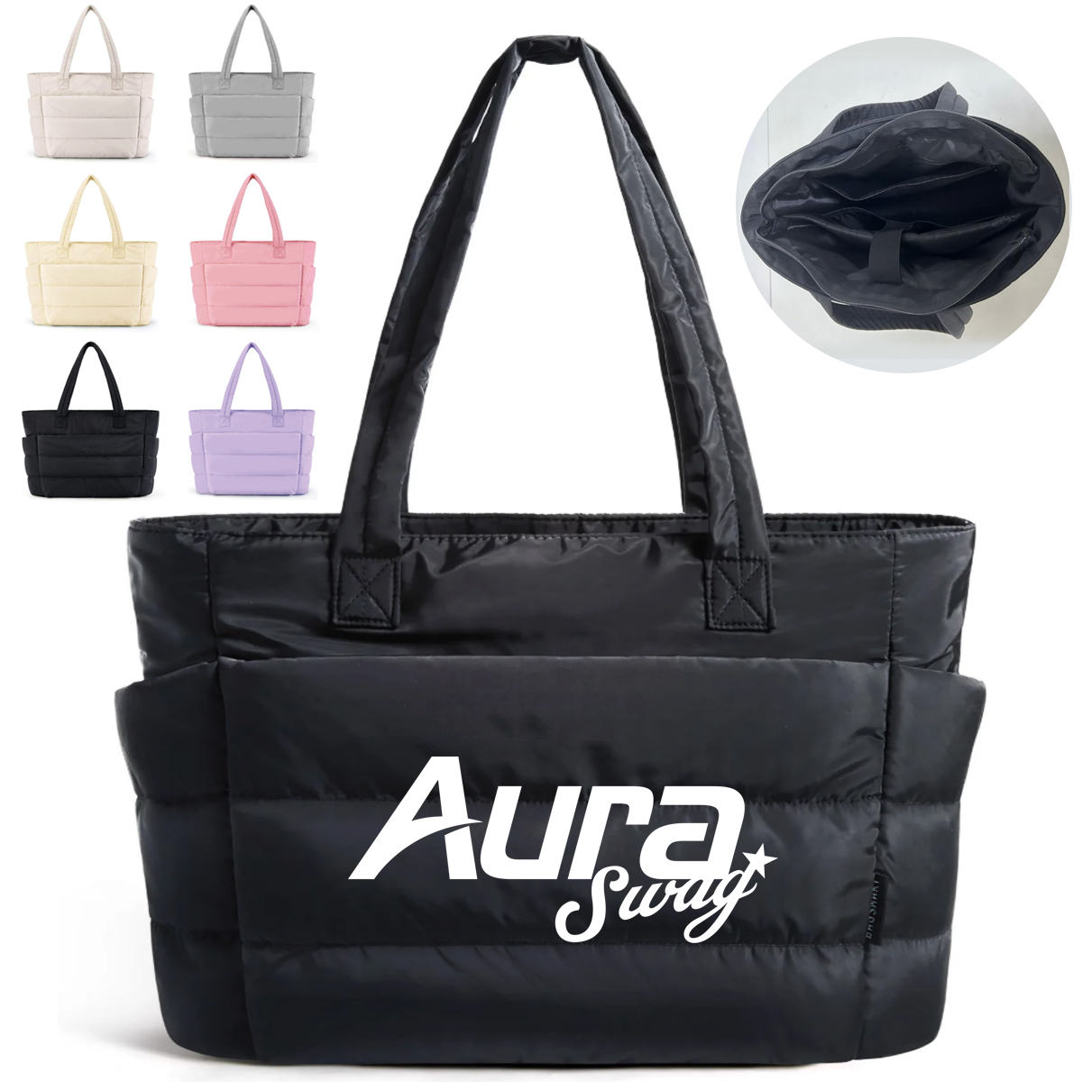 15L Large Capacity Women's Shoulder Tote Laptop Bag 1