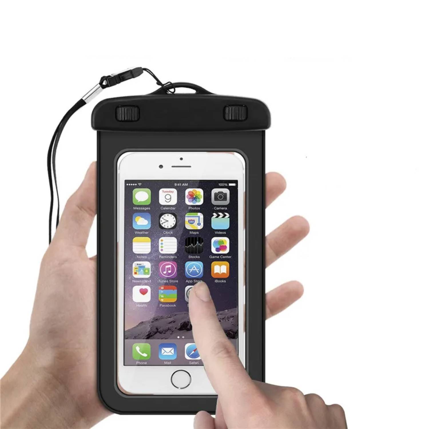 IPX8 Waterproof Floating Mobile Phone PVC Pouch with Lanyard 6
