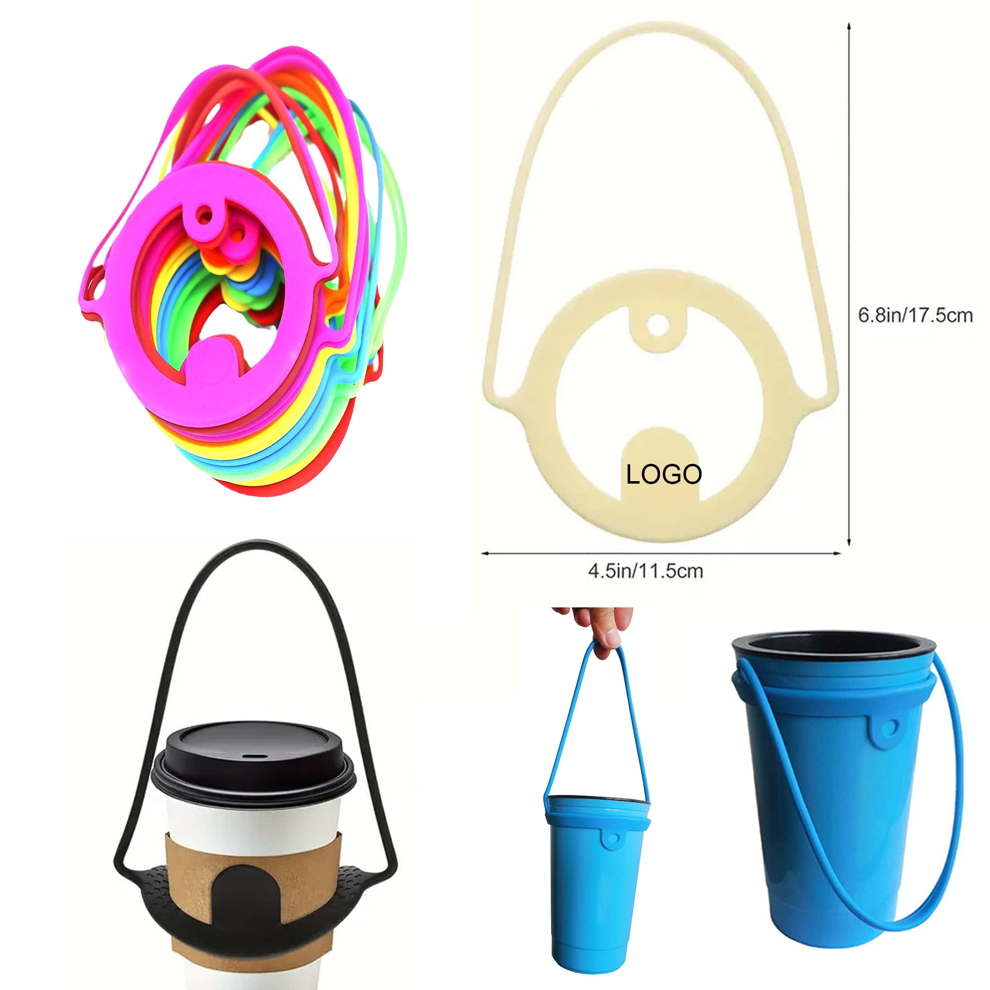 Silicone Coffee Cup Carrying Strap 3
