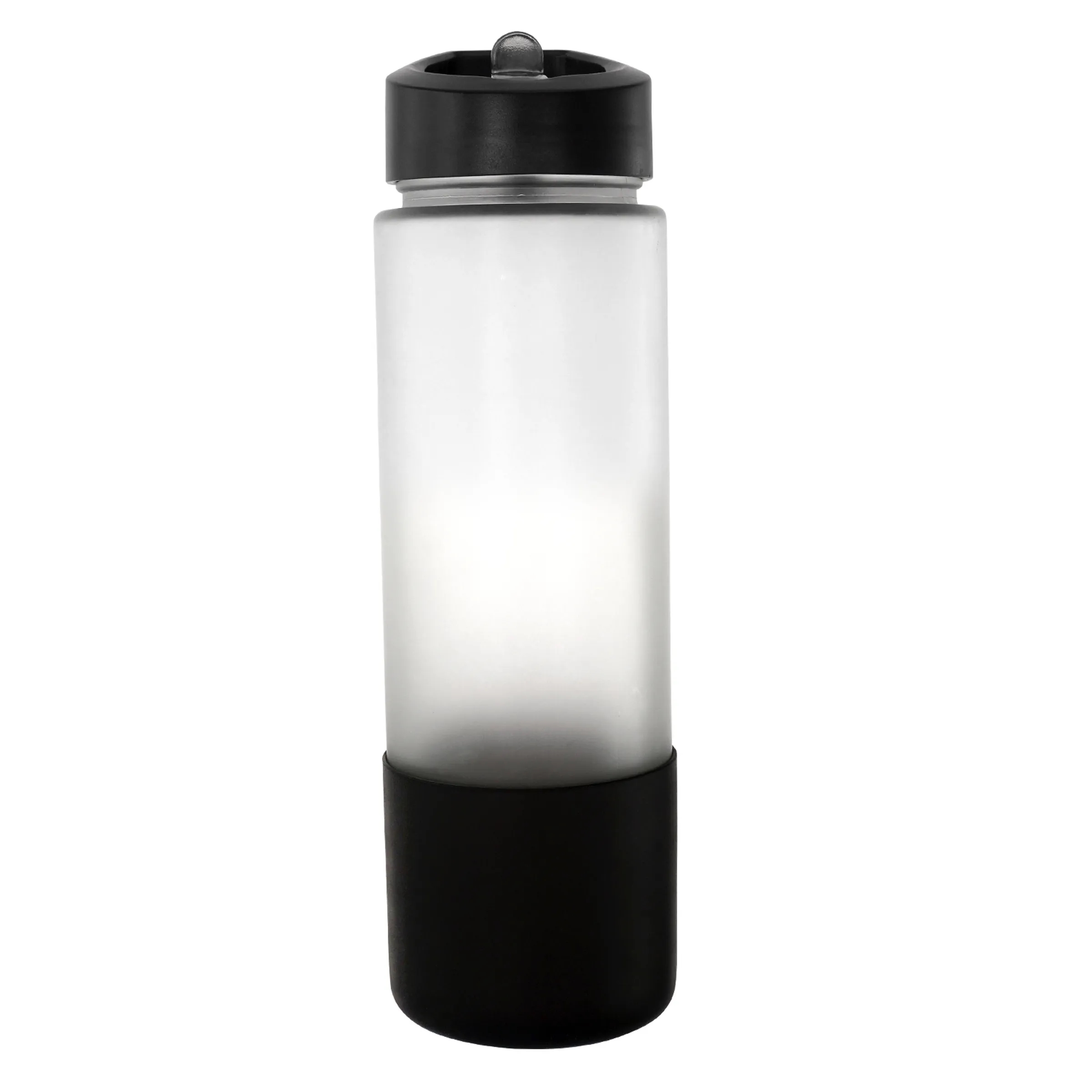 Pop Up 22 oz. Full Color Frosted Glass Grip Bottle 3