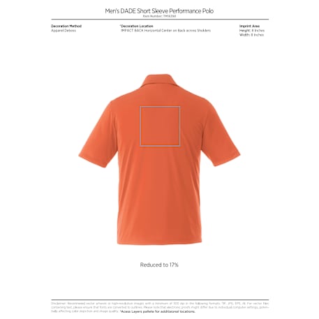 Men's DADE Short Sleeve Polo 65
