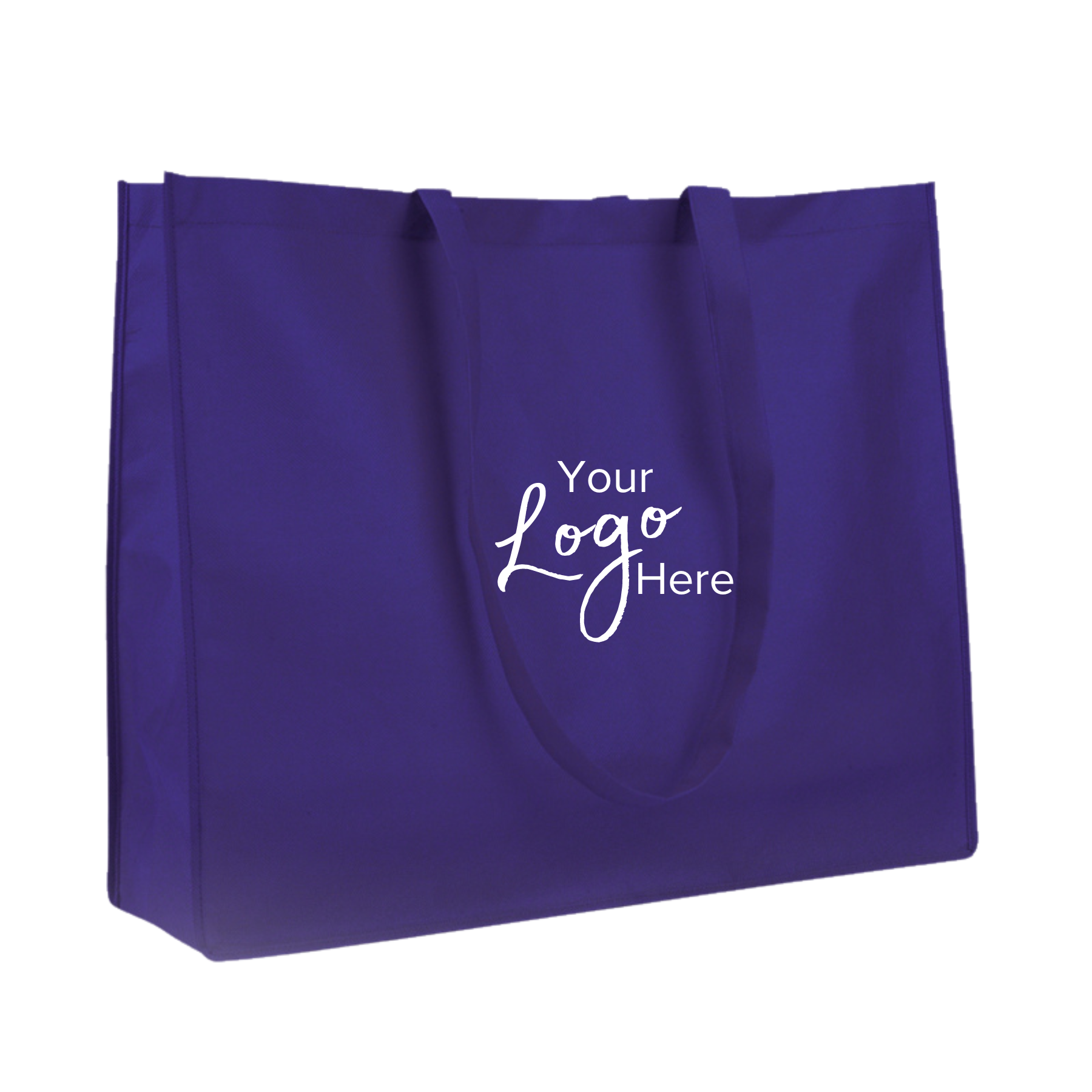 Non-Woven Large 20"W x 16"H x 6" Gusset Tote Bag