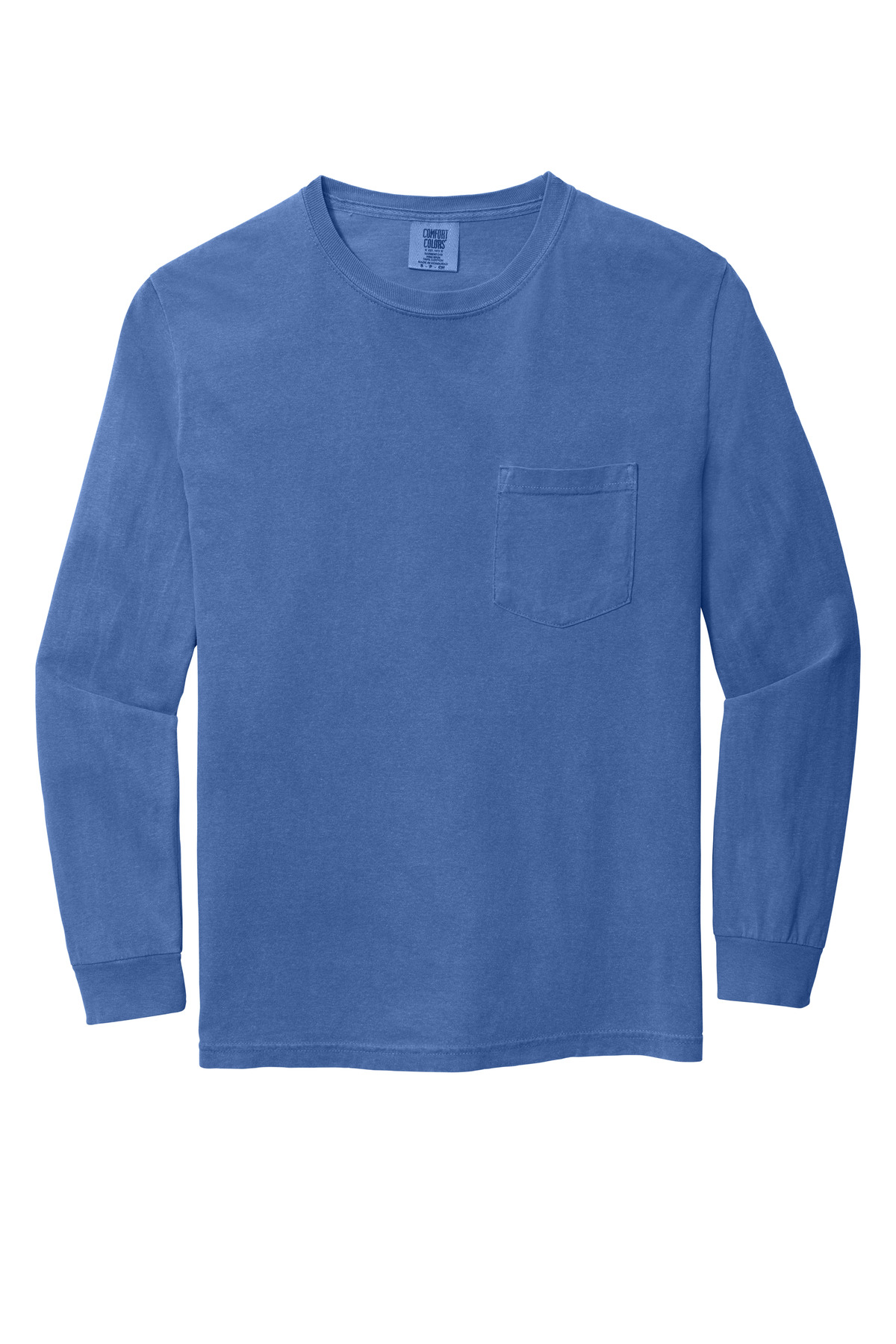 COMFORT COLORS Heavyweight Ring Spun Long Sleeve Pocket Tee. 4410 132